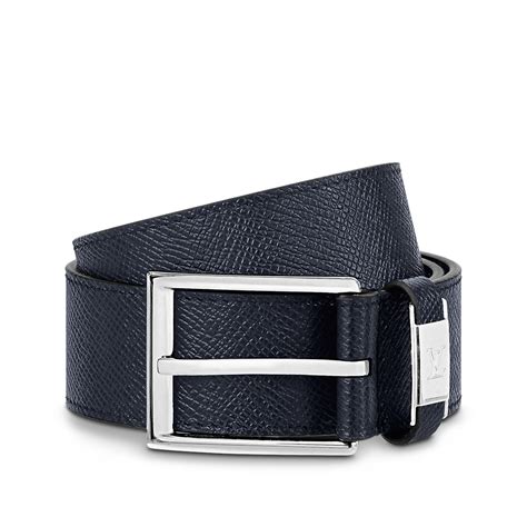 lv taiga leather belt|LV City Pin 35mm Belt Taiga Leather .